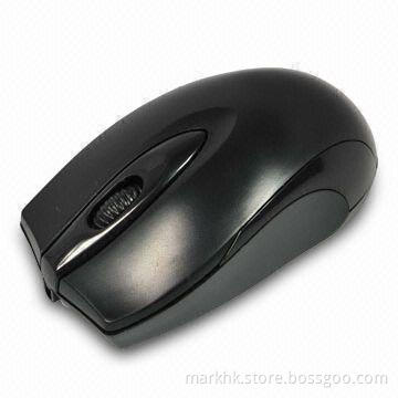 3D Optical Mouse, Works on Most Surfaces, Such as Wood and plastic